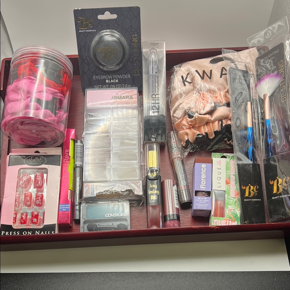 Makeup & Beauty hair and nails variety.